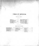 Table of Contents, Perry County 1902